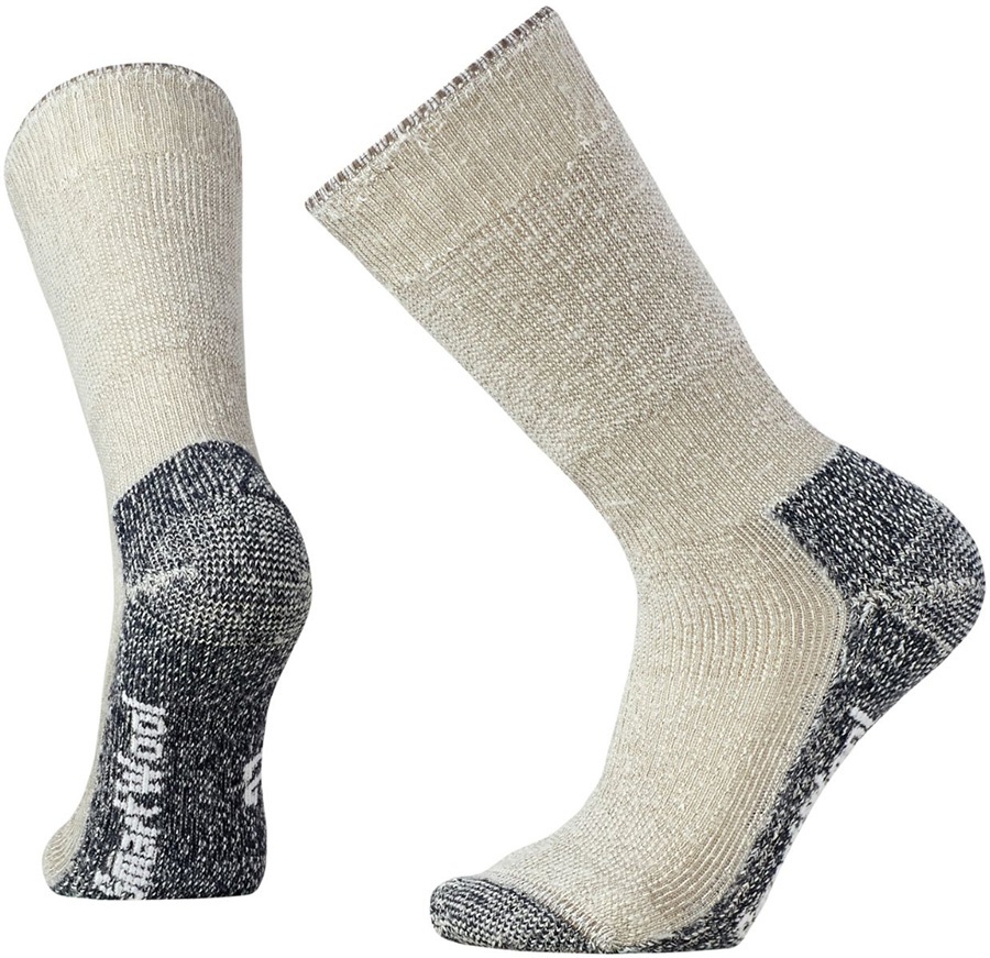 Smartwool Mountaineering Extra Heavy Crew Hiking Socks, 57.5 Taupe